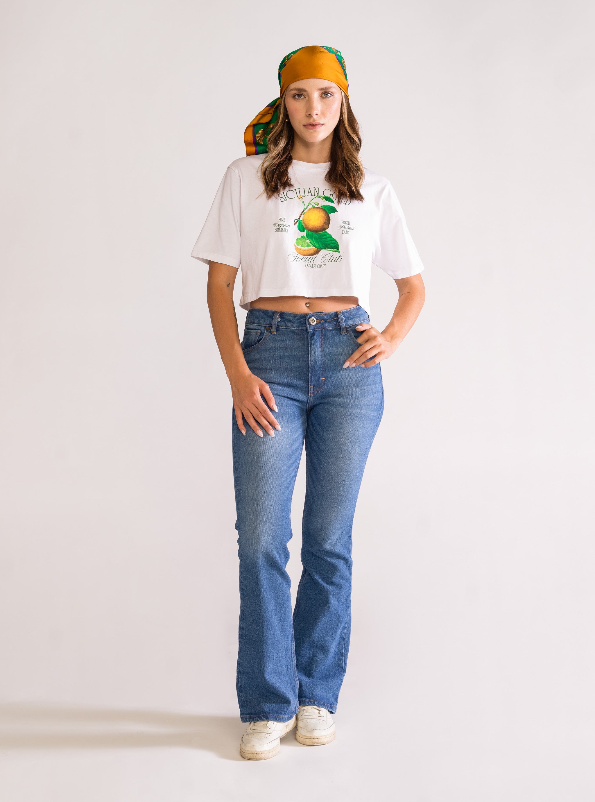 Acampanado Jeans, Azul Claro