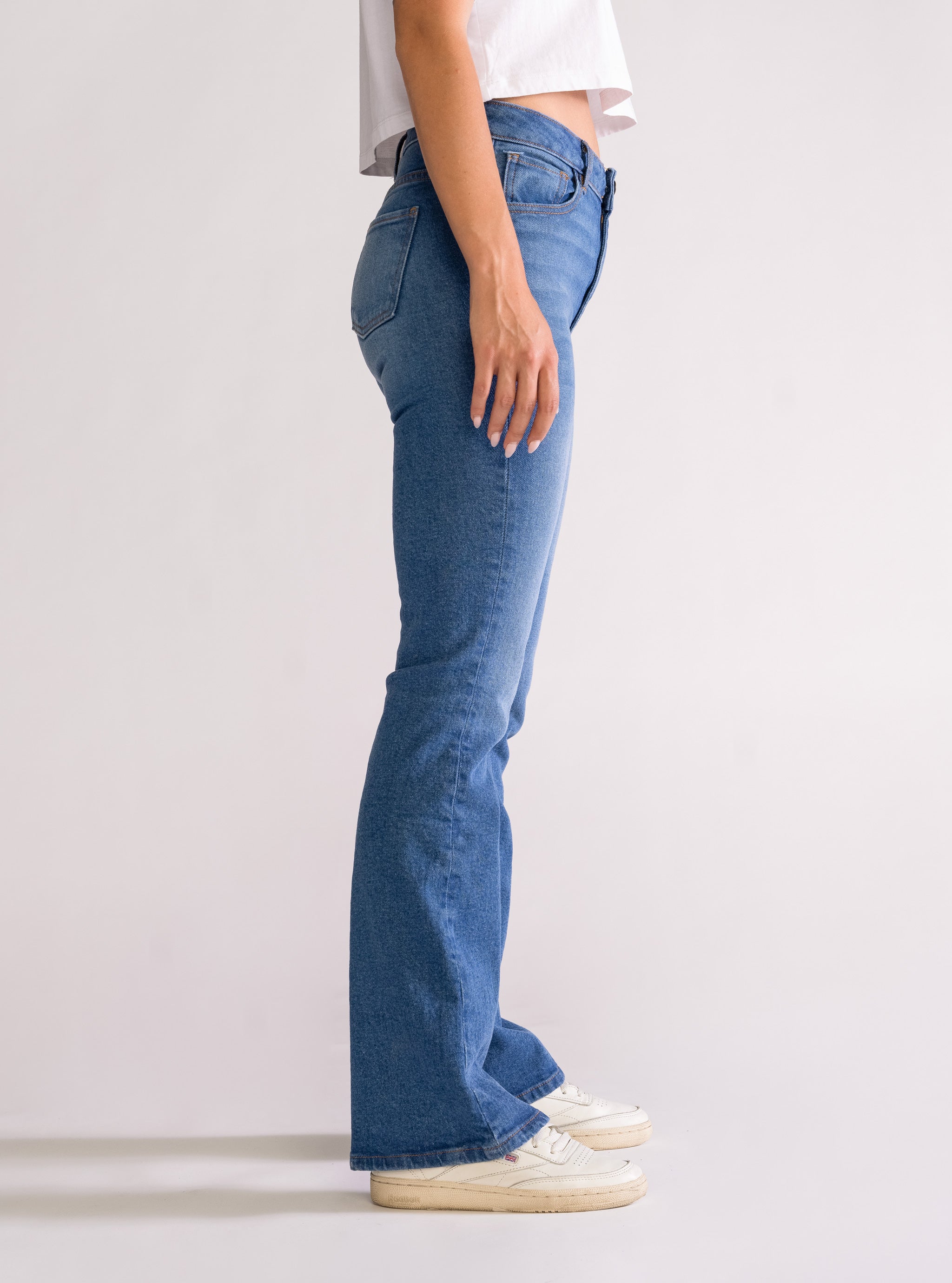 Acampanado Jeans, Azul Claro