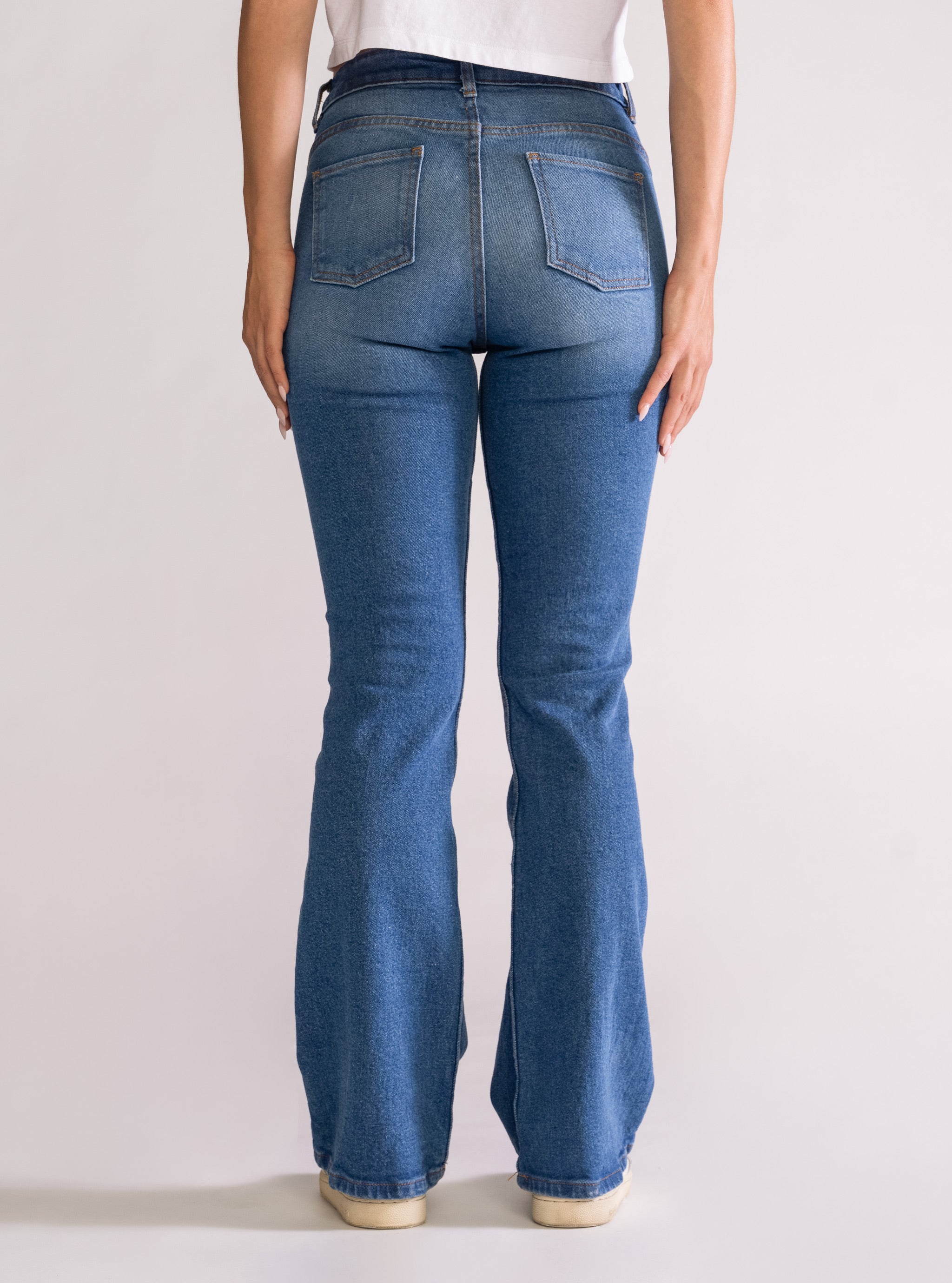 Acampanado Jeans, Azul Claro