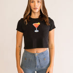 Cocktail Baby Playera, Negro