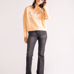 Fueled By Love Crew Neck, Beige